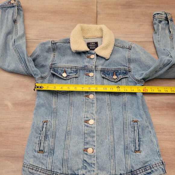 C&A Basic Denim Collection Women’s Jean Jacket Size Small Blue Casual - Picture 6 of 9